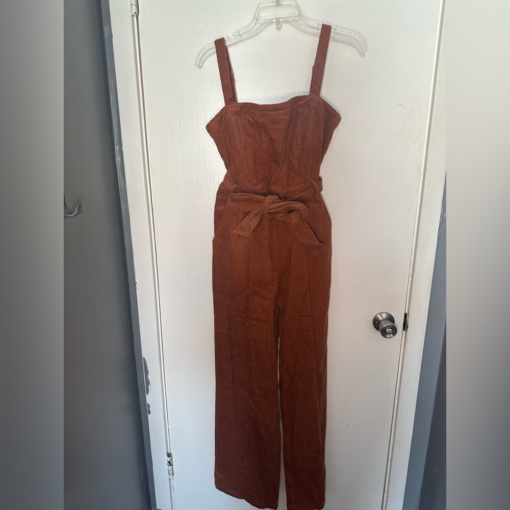 Lulu's Burnt Orange Jumpsuit - Picture 4 of 12